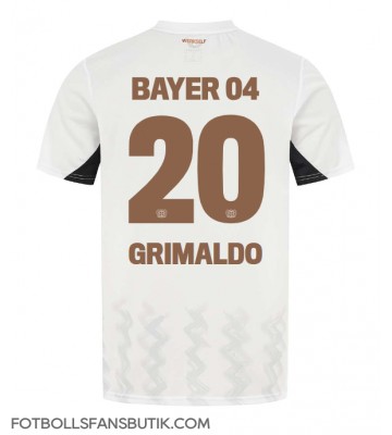 Bayer Leverkusen Alejandro Grimaldo #20 Replika Bortatröja 2024-25 Kortärmad